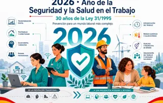 2026 año de la seguridad y salud en el trabajo. 30 años de la ley 31/1995